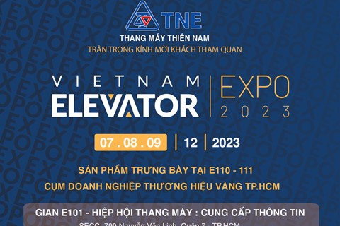 Thiên Nam tham gia cùng lúc triễn lãm thang máy và công nghiệp hỗ trợ tại Vietnam Expo 2023