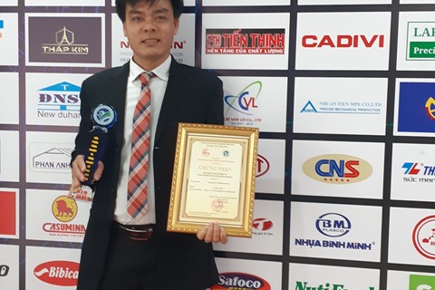 THIÊN NAM NHẬN CHỨNG NHẬN SẢN PHẨM CÔNG NGHIỆP VÀ CÔNG NGHIỆP HỖ TRỢ TIÊU BIỂU NĂM 2020