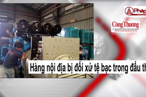 Hàng nội địa bị đối xử tệ bạc trong đấu thầu