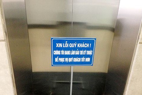 Thang máy chung cư tái định cư Hà Nội Vỏ một loại ruột một loại