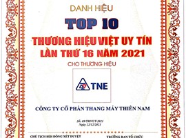 TOP 10 Thương Hiệu Việt Uy tín 2021